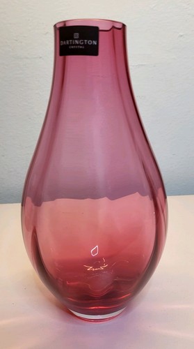 Vase dartington crystal - by, in