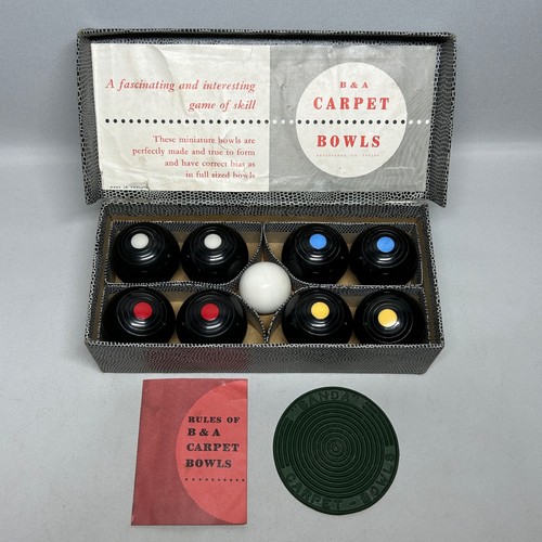 Vintage carpet bowls - &,