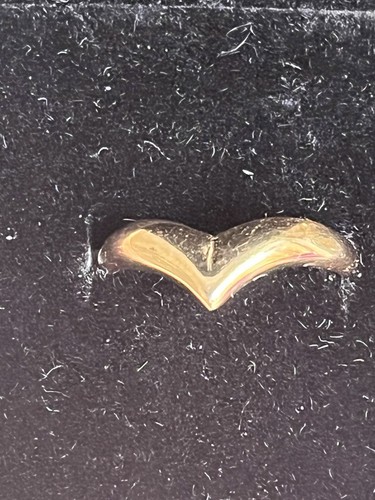 Carat gold chevron wishbone - 9,