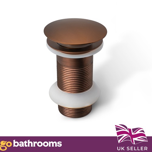 Bronze pop basin waste - up,