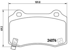 BREMBO P 11 024 Brake Pad Set