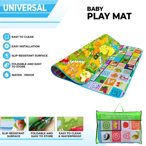 Crawling sided play mat - mat, kids