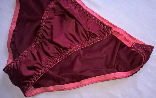 Sexy crimson shimmery tanga - sexy,