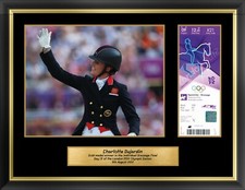 London 2012 Olympics Collectors Edition Ticket & Premium Framed Equestrian Photo