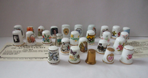 China metal thimbles - &,