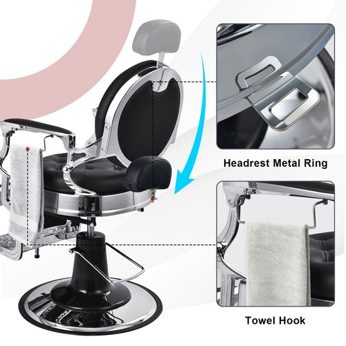Vintage reclining salon barber - reclining,