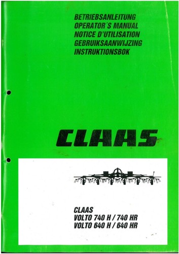 Claas volto 640h - volto, 740h