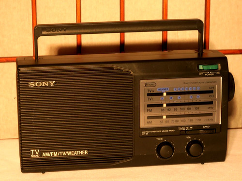 Vintage sony icf fm - vintage,