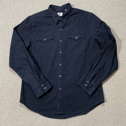 Levis denim shirt mens large - levis,