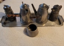 A Nice Antique Hammered Pewter