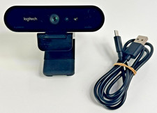 Logitech BRIO 4K Ultra HD Webcam 5X Digital Zoom Adjustable View - Read DESC