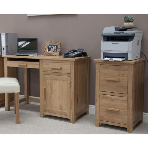 Solid oak small desk - small, &