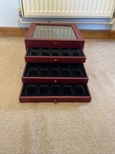 Zippo lighter red display case - zippo,