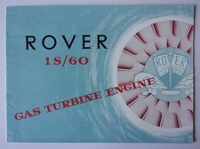 ROVER 1S/60 GAS TURBINE ENGINE