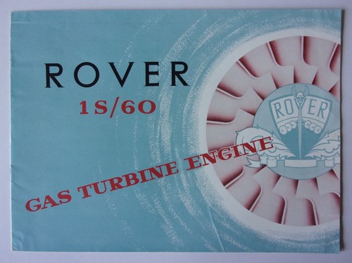 Rover gas turbine engine - 1s/60,