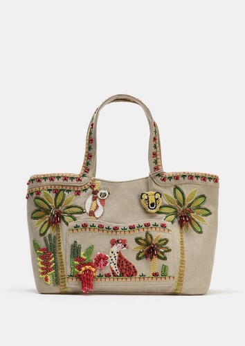 Zara maxi jungle - zara, beaded