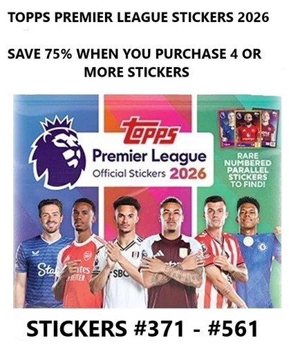 Topps premier league stickers - league,