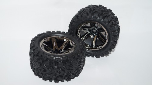 Traxxas assembled rxt wheels - traxxas,