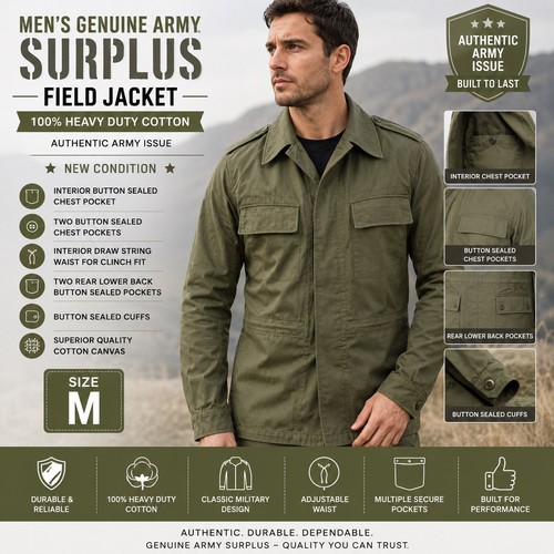 Mens czech army jacket - mens,