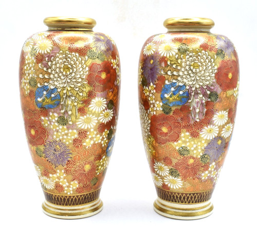 Antique meiji millefleur - meiji,