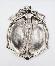 FINE ART NOUVEAU MAIDEN PEWTER