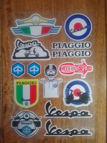 Vespa sticker sheet - sticker,