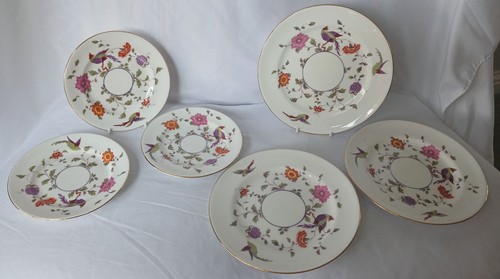 Plates crown staffordshire - x,