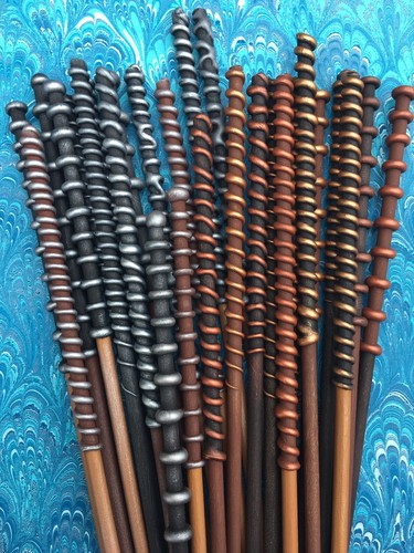 Handmade wooden wands - wooden, inspired