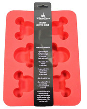 New Disney Parks Red Mickey Silicone Muffin Cupcake Mold Jelly Mold