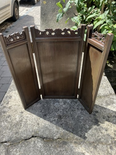 Chinese carved wood table - carved,