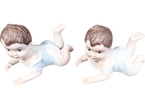 Porcelain baby figurines set - porcelain,