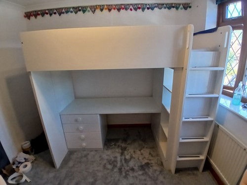 Ikea high sleeper single bed - ikea,