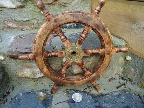 Ships wheel hard wood - hard,