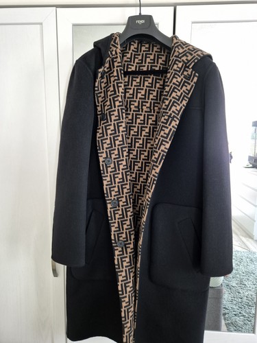 Fendi wool duffle coat - wool,