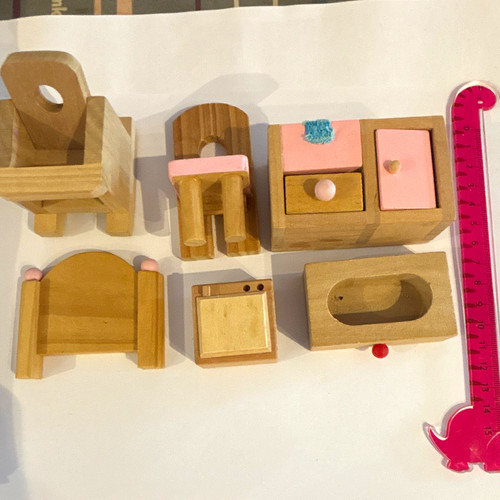 Dolls house wooden - dolls,
