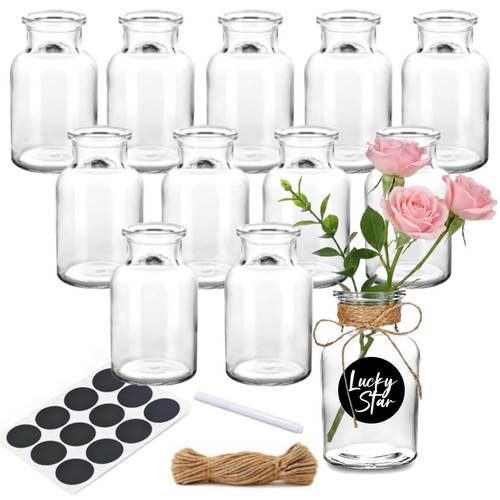 12pcs small glass bud - glass,
