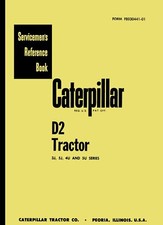 Caterpillar Diesel D2 ServicemensReference Book 3J 5J 4U 5U Series