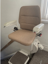 Stannah 420 Stairlift, 13 straight steps, tan seat. dismantled and ready to move