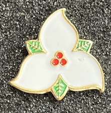 ONTARIO Trillium pin, Official flower of Ontario, Canada