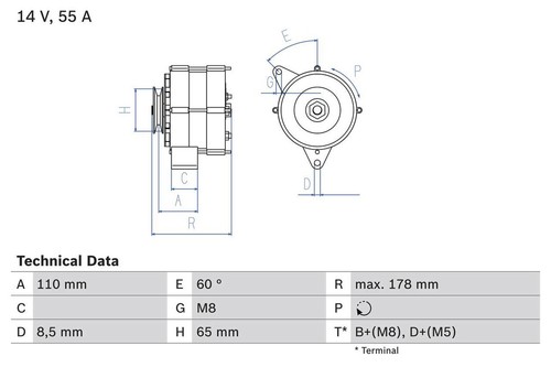 Bosch generator for - generator, 80