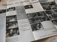 MOTORCYCLE STANDARD advertising leaflet + SUPER F tariff