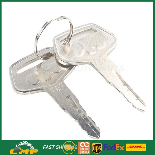 2pcs 787 ignition switch keys - ignition,