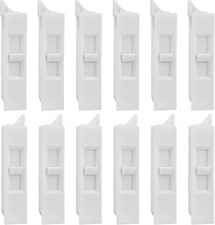12 Pcs Window Tilt Latch Pairs Spring Loaded Sliding Window Latch Lock Snap-in