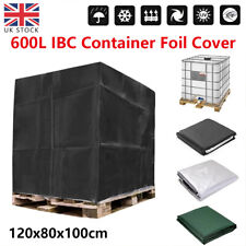 Rainwater Tank 600 Liters IBC-container Foil Waterproof + Dustproof Covers New