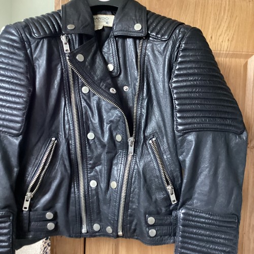 Leather jacket from mango - from,