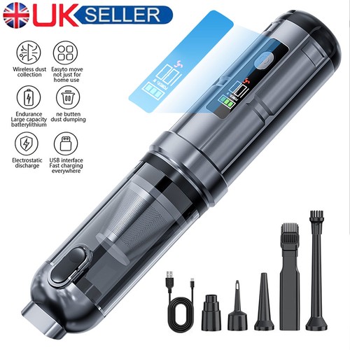 Powerful car vacuum - 4-in-1,