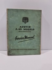 Austin A40 Models 1953 Service