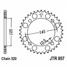 CORONA JT 857 z46 Yamaha 550 XT 1982-1983