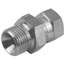 HYDRAULIC MALE x SWIVEL FEMALE BSP ADAPTOR 60° CONE 1/8" to 1.1/2" PUMP VALVE 