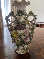 Meissen Signed 2 Handled Vase